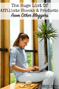 affiliate products from other bloggers
