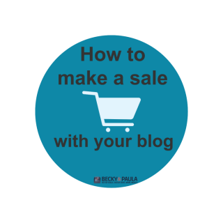 make sale with blog